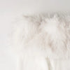 Fur Patchwork Knitted Dress Women's Grace One Shoulder Solid Slim High Waist Dress Autumn Winter Christmas Party Clothes