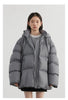 Women Down Coats Solid Loose Hooded 90 White Duck Down Down Jacket Puffs Female Outerwear Autumn Winter