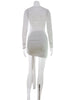Lace Sheer Bodycon Sexy Club Women Dresses Solid Hip Wrap Fitness Skinny O Neck Long Sleeve Female Streetwear