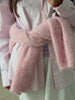 Lazy Style Wool Cardigan Women's Spring and Autumn Loose Round Neck Knitted Short Jacket Soft Long Sleeved Sweater