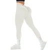 V-Back High Waisted Yoga Leggings Seamless Knit Tights for Women Quick Dry Butt Lifting Slim High Elastic Leggings