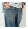 Women Jeans Wide Leg Slight Flare HighWaist Fit Elastic Back Waist Soft Touch Winter Denim Fabric Everyday Style