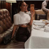 Spring Black Cloak For Women Elegant Stand Collar Single Breasted Shawl Female Street Cape Top