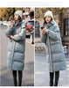 Down Cotton Jacket Women's Winter Clothing Korean Loose Cotton-Padded Coat Casual Long Overcoat Thick Warm Hooded Parka