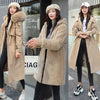 Winter Jacket Women's Parkas Thick Warm Fur Lining Long Parka Female Hooded Fleece Padded Coat Distachable Outwear 5XL