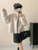 Eco-friendly Mink Fur Windproof Stand Collar Faux Mink Coat For Women Warm Winter Thick Jackets With Pockets 2DB5167