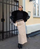 Black Fur Collar Leather Jacket Women Chic Solid Full Sleeves Waist Cinching V-neck Short Coat Lady High Street Outerwear