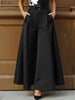 Stylish Women's Wide Leg Pants Elegant High Waist Loose Solid Color Trousers Autumn Commuting Streetwear S-3XL
