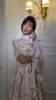 Early Autumn Turtleneck Lantern Sleeves Shinny Ruffles Pullover Floor Length Vacation Dress High Waist Female Vestido