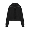 Mujer Flare Pants Sets for Women 2 Pieces Fleece High Waist Woman Trousers Sets Zipper Cropped Women's Jacket Streetwear Outfits