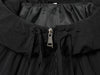 Women's Jacket Autumn Red Long-Sleeve Drawstring Decorative Festive Hoodie Zipper Cardigan Casual Versatile