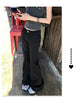Low Waist Boot Cut Jeans For Women Stretch Denim Flared Pants Black Casual Female Bell Bottom Trousers