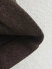 Brown Zipper Woolen Jacket For Women Elegant Lapel Long Sleeve Short Coats Vintage Autumn Lady Street Outerwear