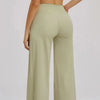 Casual Wide Leg Pants Yoga Pants Women Crossed Waist Loose Pants for Outdoor Workout Running and Sports Wide Leg Pants