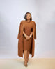 Women's Set Full Sleeve Long Blazer Coat+ Long Dress Suit Winter Streetwear Two 2 Piece Set Africa OL Work Outfits