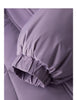 Womens Down Jacket Winter 90 White Duck Down Purple Hooded Large Pocket Warm Long Outerwear