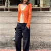 Spring Autumn Long Sleeve Cardigan Women's Clothing Bandage Vintage Tops Knitting Thin Sweater Jackets Women's Clothing