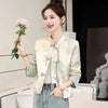 Women's Leisure Jacket Spring Autumn Retro Printing Be All-match Lady Outerwear Chinese Style Ladies Short Coat