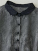 Patchwork Black White Plaid Autumn Dresses Office Lady Work Dress Japanese Style Women Spring Casual Long Clothing