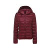 Women's Lightweight Packable Down Jacket, Warm Hooded Puffer Coat, Ultra-Thin Short Winter Jacket, Casual Outdoor Commuter Wear