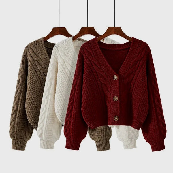 Autumn Winter Cardigan Sweater Women Knitted Coats Female Solid Long Sleeve Casual Knit Jacket Cardigans Tops Knitwear