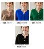 Spring Women's Cardigan 100% Cashmere Knitted Sweater Chic Tops Cashmere Coat Casual O-Neck Loose Women Cardigan