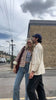 Chic Vintage Floral Print Cotton Coat Autumn Winter Women Jacket Long Sleeve Cardigan Pocket Streetwear Short Quilted Jacket