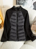 Women's Short Lightweight Down Cotton Coat Autumn Winter Stand-up Collar Zipper Puffer Parkas Jacket Casual Windproof