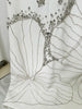 High Street Designer Vestido Women's Long Sleeve Crystal Diamonds Beaded Long Maxi Dress