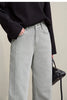 Women's Jeans Autumn Casual Solid Color Cotton Straight Women's Pants Versatile Long Denim Trousers 12621038