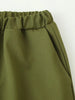Olive Green Asymmetric Blazer & Pants Set – Women's Ruched Waist Suit Two Piece Office Lady Autumn