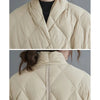 Winter Women Long Jacket Femmes Quilted Warm Lightweight Down Cotton Coat Loose Oversize Parkas Padded Female Outerwear