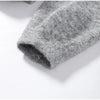 Fuzzy Frog Button Women's Knit Cardigan Long Sleeve Loose Cropped Cardigan Solid Relaxed Knit Top Daily Jackets