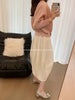 Pleated Cropped Blazer Women Batwing Sleeve Open Front Button Cardigan Jacket Elegant Office Casual Coat