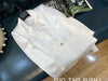 Women's White Blazer Spring Autumn Outerwear Female One Button Top High-quality Triacetic Acid Small Suit Coat