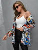 Elegant and Youth Blazer Spring Vintage Irregular Print Casual Woman Clothing High Street Lapel Blazer Woman Outerwears