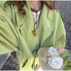 High Street Brown Belted Trench Coats Women's Loose Lapel Lace-up Button Full Sleeve Windbreakers Autumn Ladies Outwear