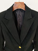 High Street Designer Jacket Women's Slim Fitting Single Button Lapel Blazer 3 Colors