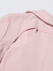 Patchwork Button Slim Blazer For Women Notched Collar Long Sleeve Spliced Pockets Hollow Out Designer Coat Female