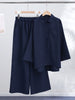 Navy Blue Bubble Tie Waist Maxi Dress Loose Flared Long Sleeve Spring Modest Women Shirt Dress Elegant Lady Vestidos