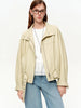 Korean Style Relaxed Motorcycle Leather Jacket Spring Casual Short Jacket for Women Sweet Cool Retro Solid