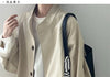 Lazy Loose Stand Up Collar Long Ttrench Coat For Women Spring Autumn Casual British Style Windbreaker Overcoat