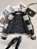 Thicken Small Fragrant Style Jacket for Women Plaid Woolen Short Coat Autumn Winter Lady Single Breasted Young Neck Jackets