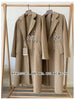 101801 Women Coat Winter Women's Jacket 10% Cashmere 90% Wool Classic Camel Wool Coat