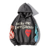Y2K Gothic Butterfly Print Zip Up Women Hoodies Winter Grunge Skeleton Sweatshirt Casual Hooded Jacket Streetwear Hoodie