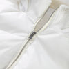 Wool Collar Hooded Cotton Women's Jacket Zipper Elastic Hem Long Sleeve Pocket Women Winter Coats Autumn Short Jacket For Ladies
