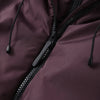 Women Peplum Ski Jackets Hooded Stand Collar Belt Waist Zipper Solid Puffer Jacket Sheath Warm Sport Winter Skiwear