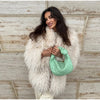 Faux Fur Coat Women Loose Lapel Full Sleeve Fluffy Short Overcoat Autumn Winter Street Lady Furry Warm Overcoat