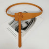 1Pc Designer Belts for Women Knot Soft Pu Leather Long Cummerbunds Wide Coat Femme Dress Waistband