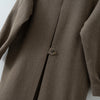 Women Spring Wool Long Coat Maxi overcoat
